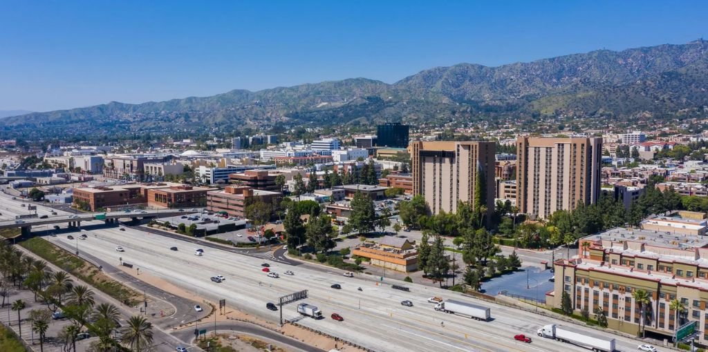 United Airlines Burbank Airport office in California