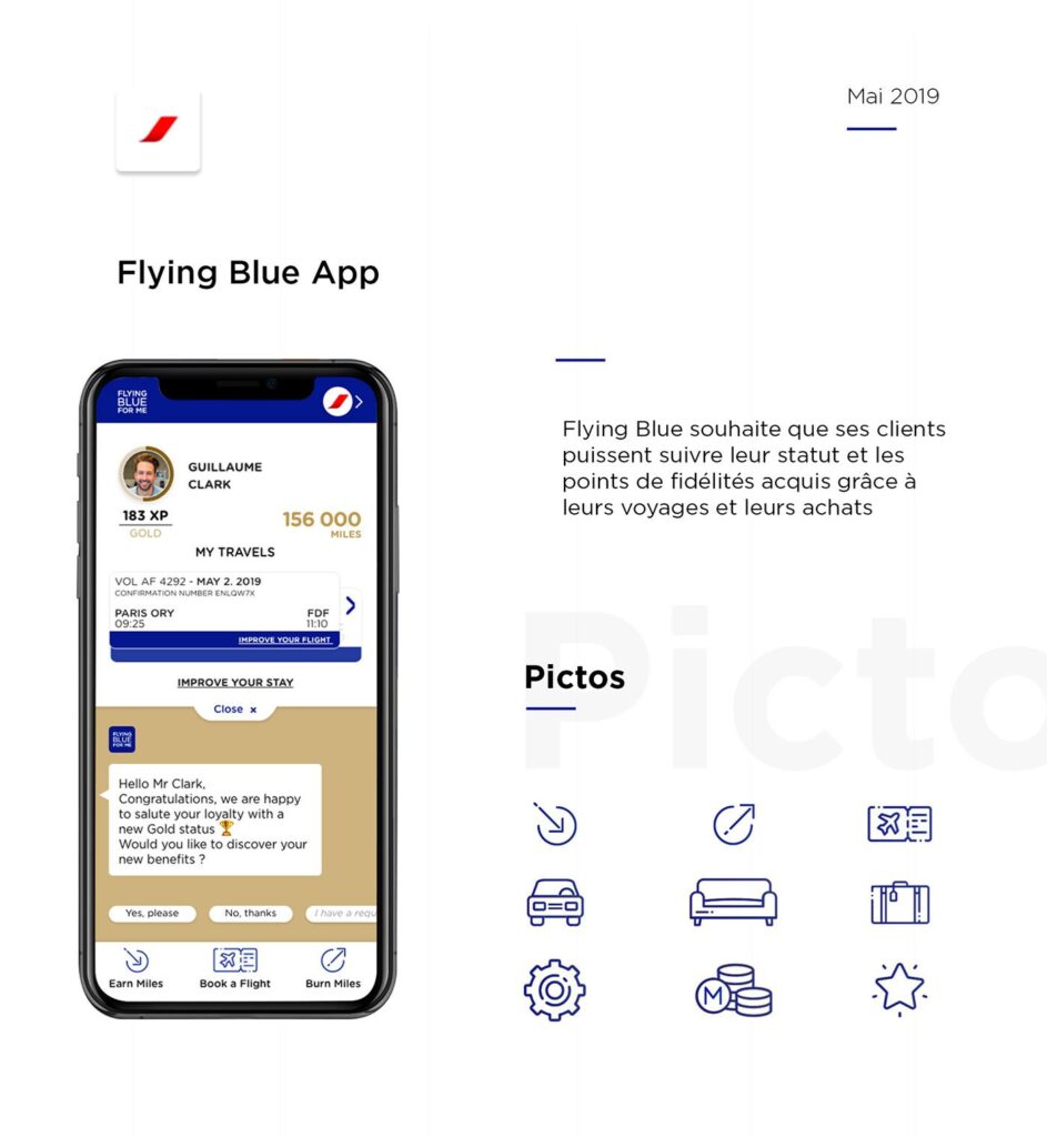 FlyBlue Mobile App
