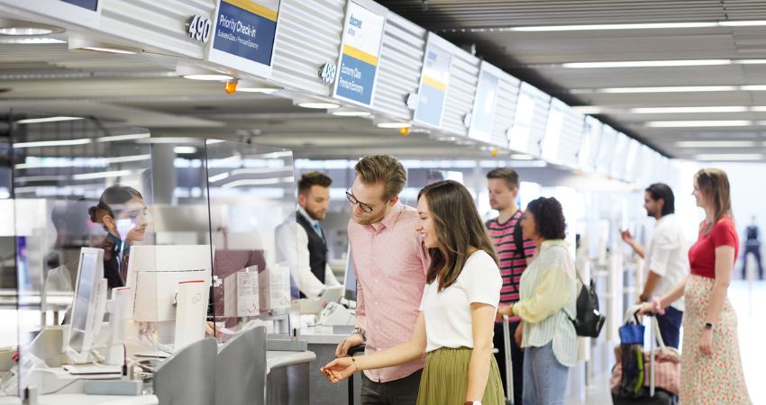 Airport Check-In Counter